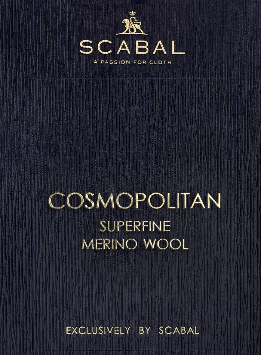 Scabal Cosmopolitan Lulio Blue Wool Jacket