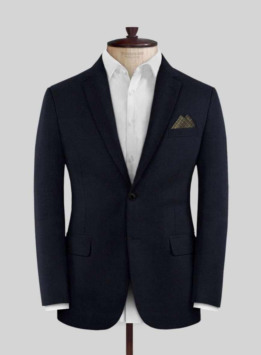 Scabal Cosmopolitan Lulio Blue Wool Jacket