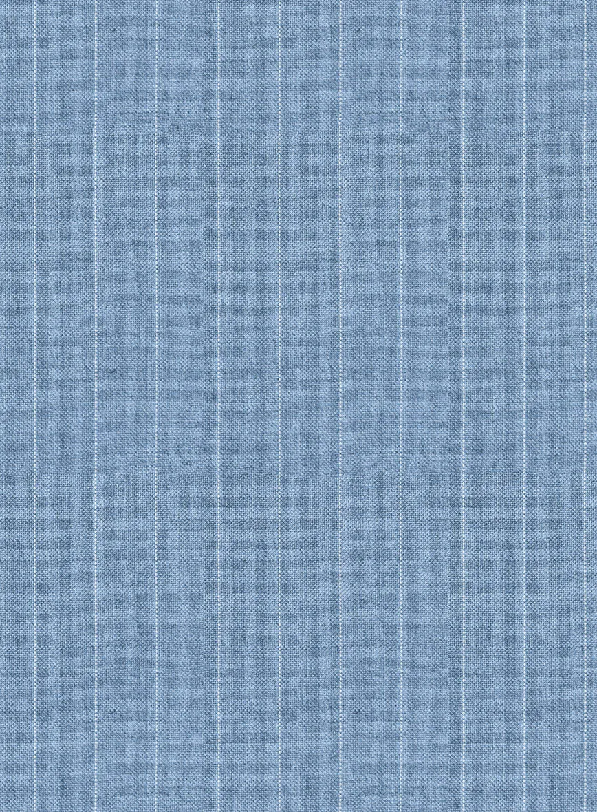 Scabal Cosmopolitan Pinstripe Blue Wool Jacket
