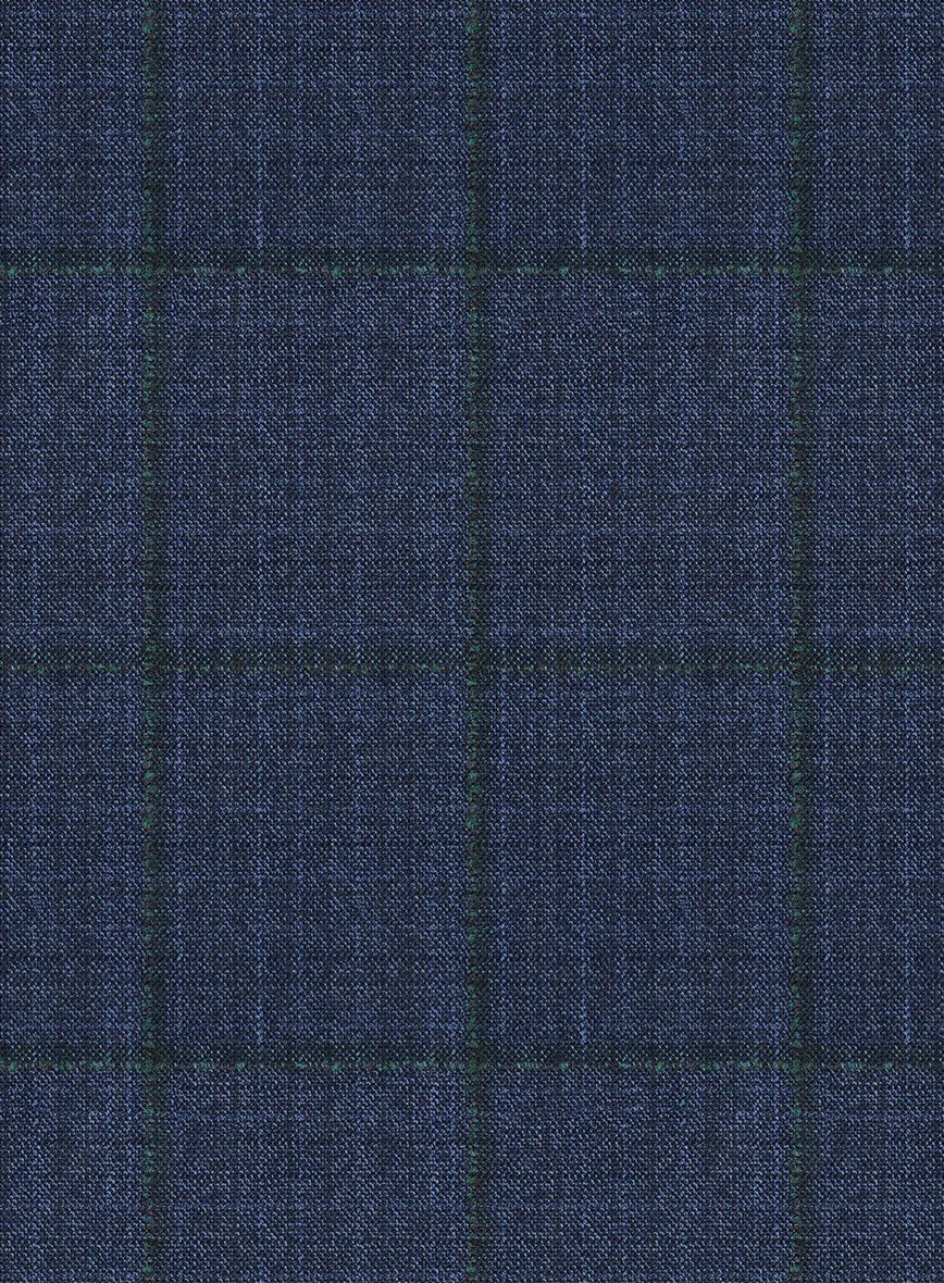 Scabal Dark Sapphire Blue Wool Jacket