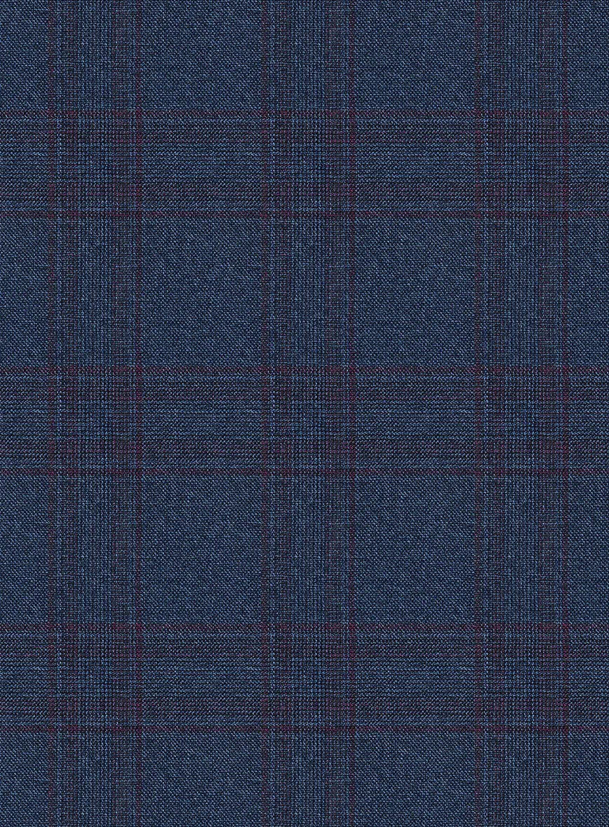 Scabal Gulf Blue Wool Jacket