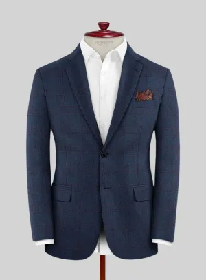 Scabal Gulf Blue Wool Jacket