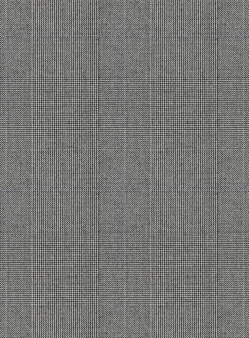 Scabal Hidal Checks Gray Wool Jacket