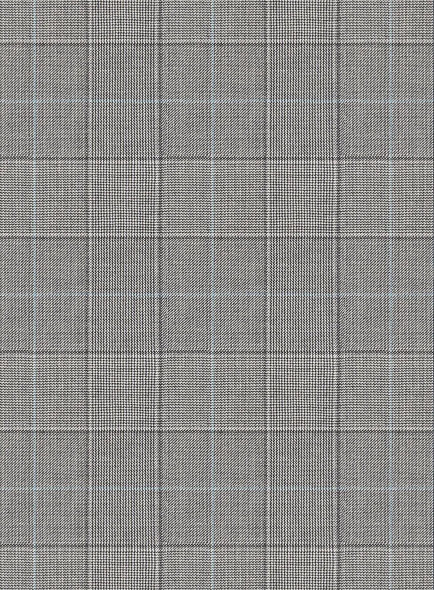 Scabal Londoner Glen Gray Wool Jacket