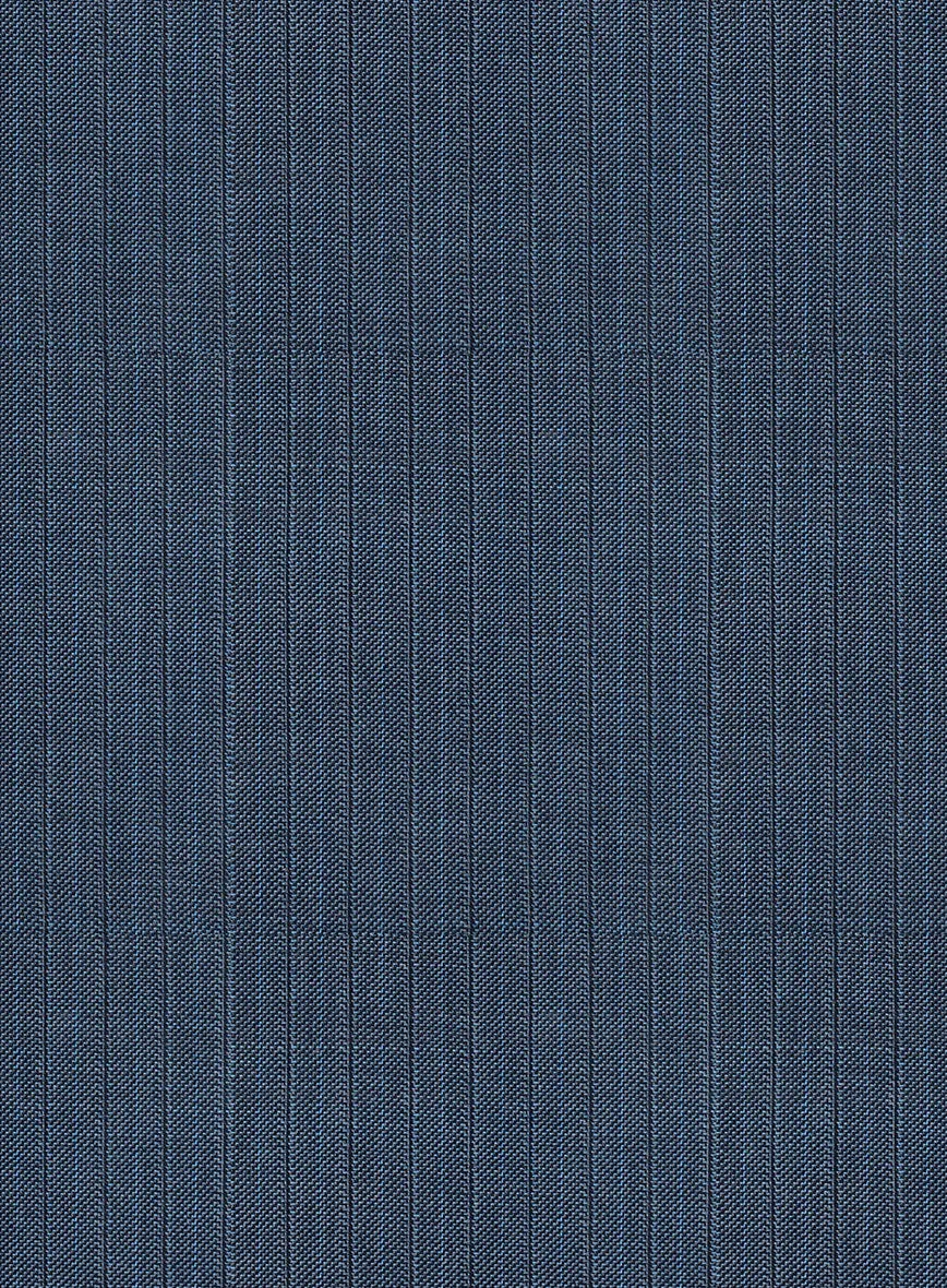 Scabal Londoner Rez Stripe Blue Wool Jacket