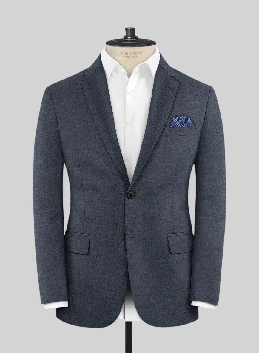 Scabal Londoner Space Blue Wool Jacket