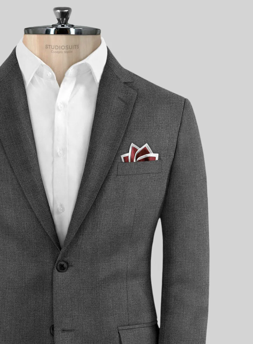 Scabal Manto Checks Gray Wool Jacket