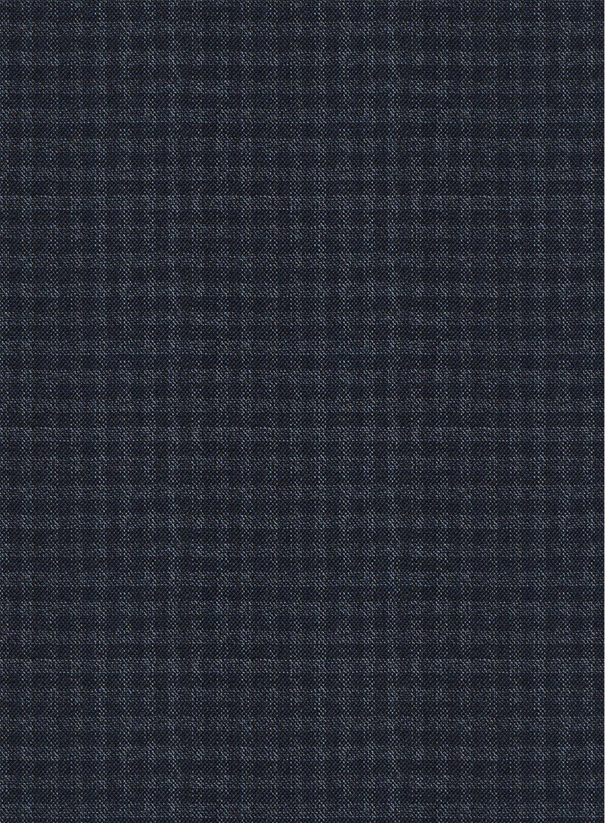 Scabal Mirage Blue Wool Jacket