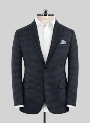 Scabal Mirage Blue Wool Jacket