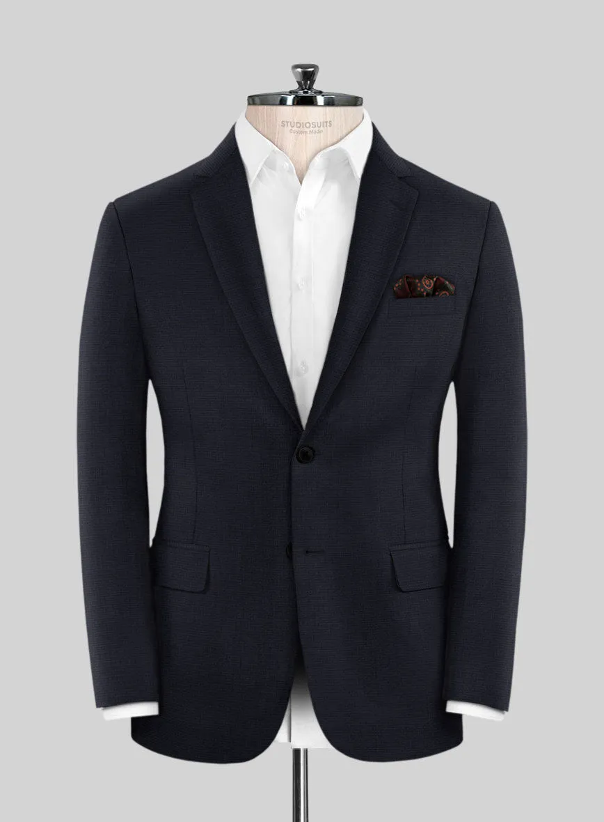 Scabal Motito Blue Wool Jacket