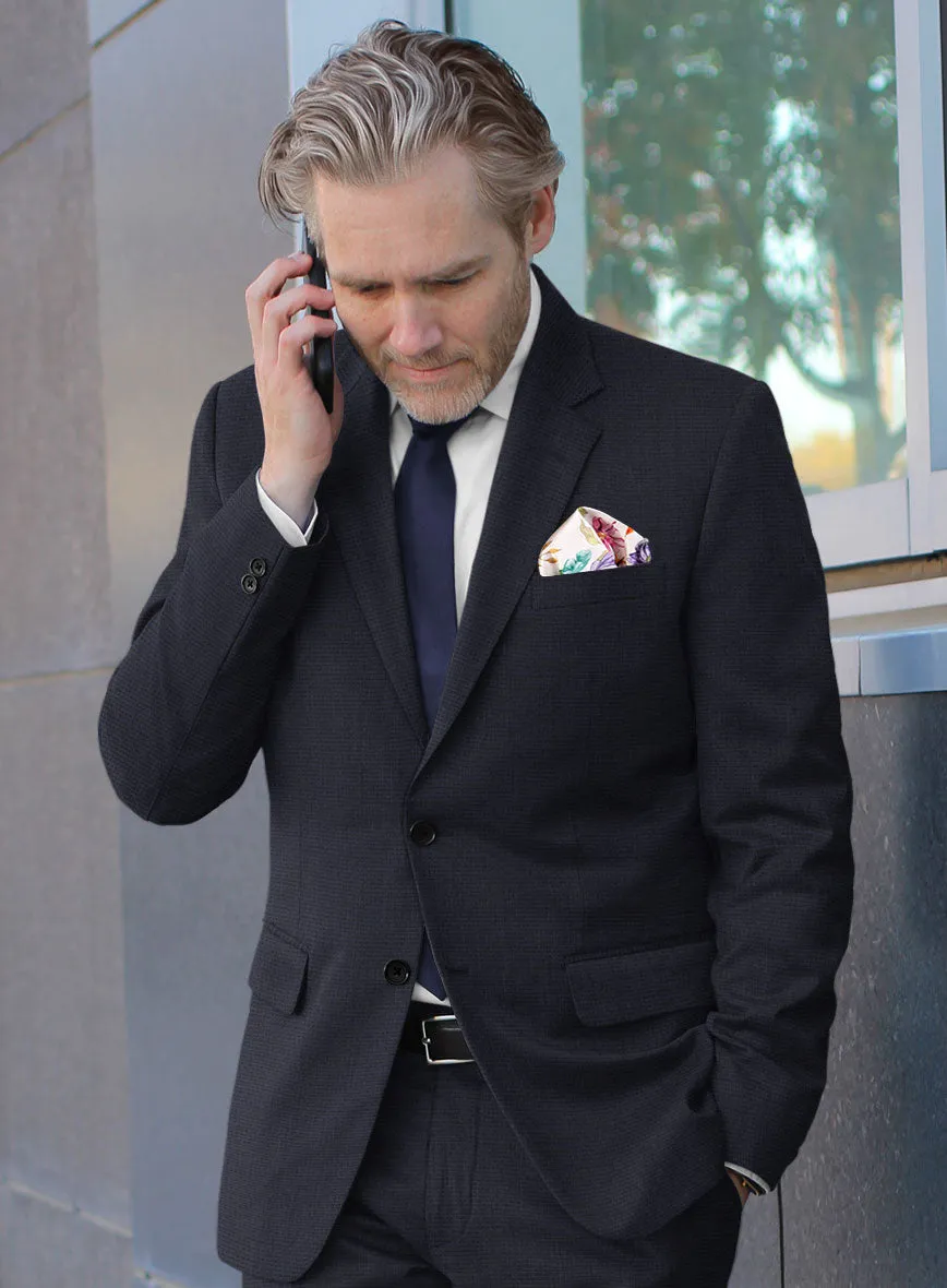 Scabal Motito Blue Wool Jacket