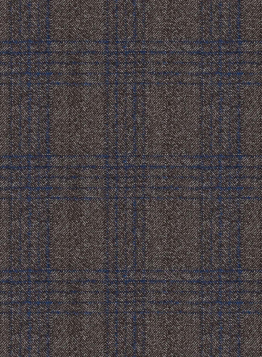 Scabal Mud Brown Wool Jacket