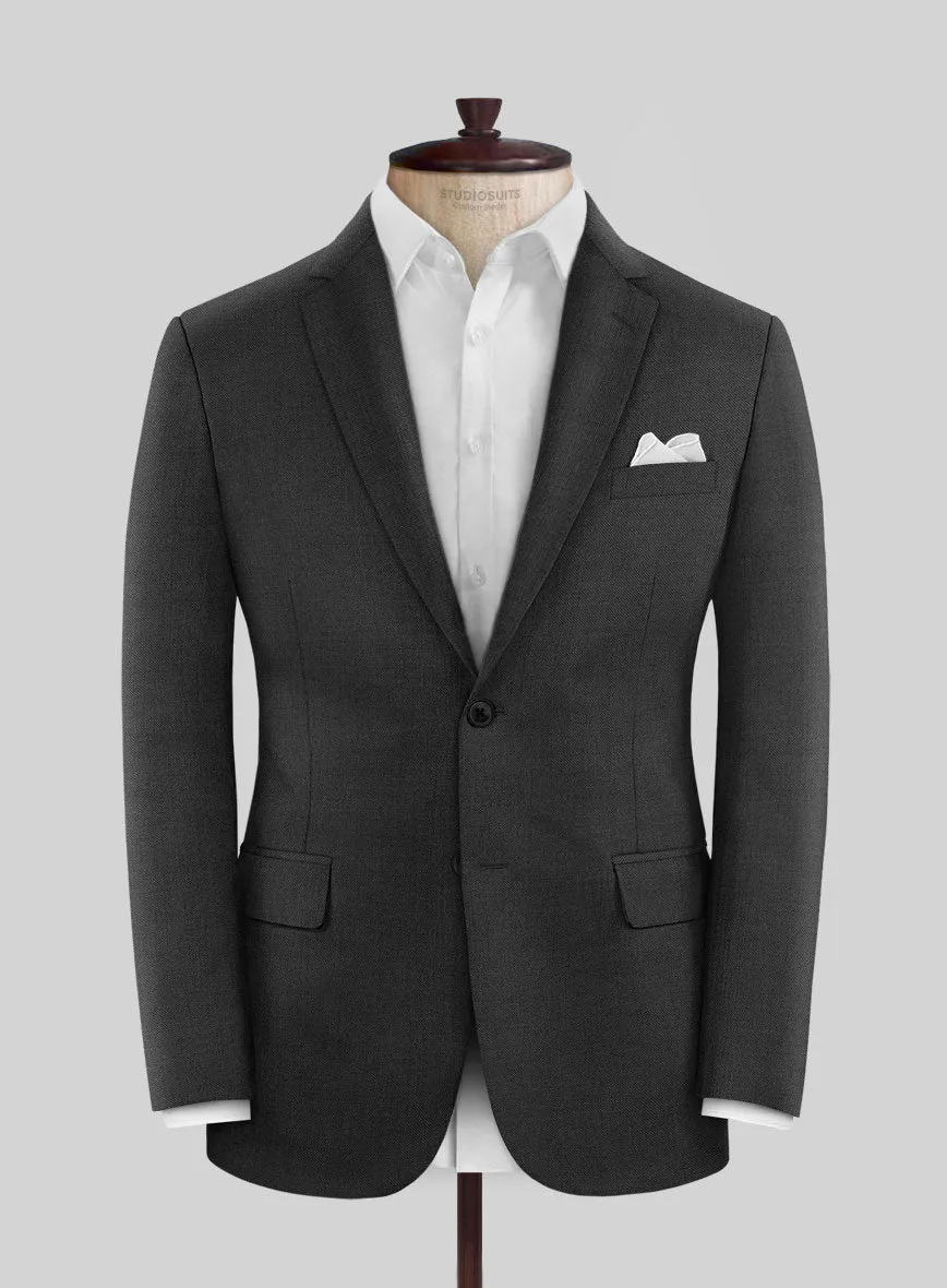 Scabal Perddi Black Wool Jacket
