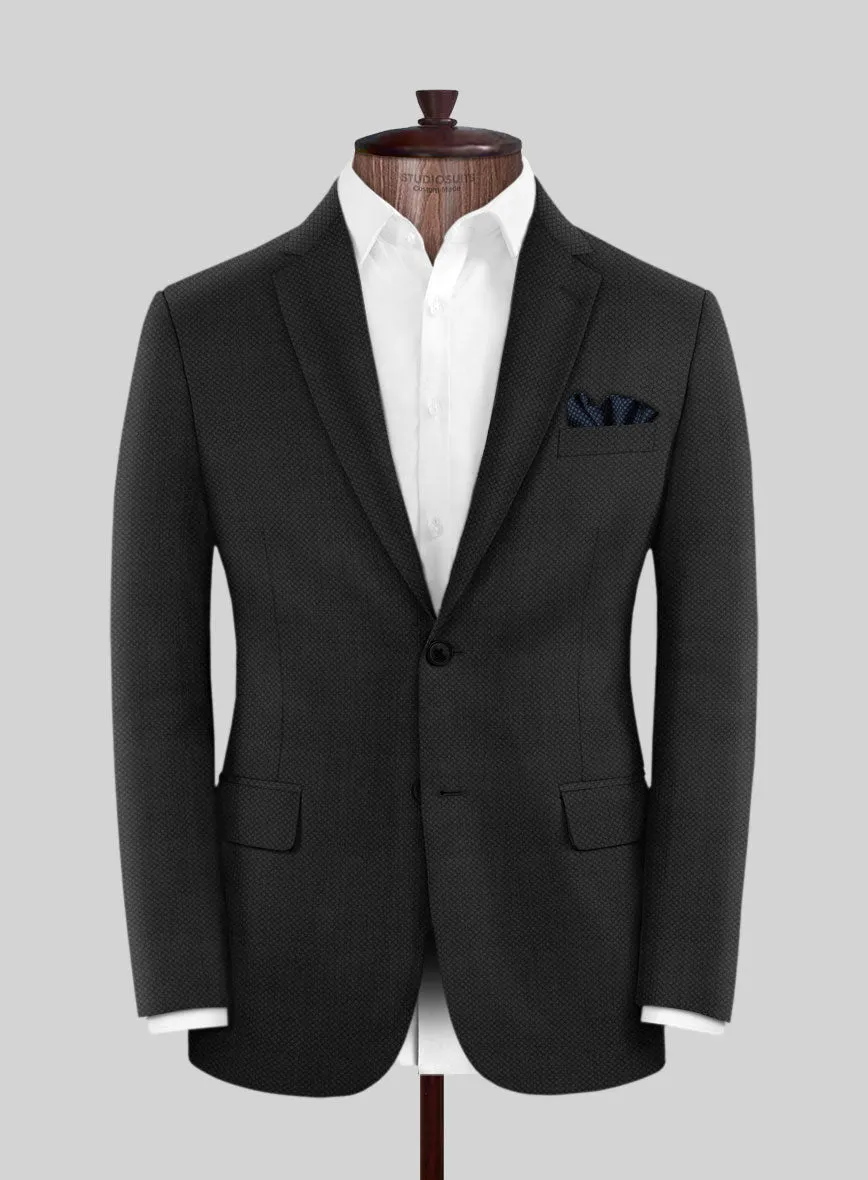 Scabal Piche Charcoal Wool Jacket