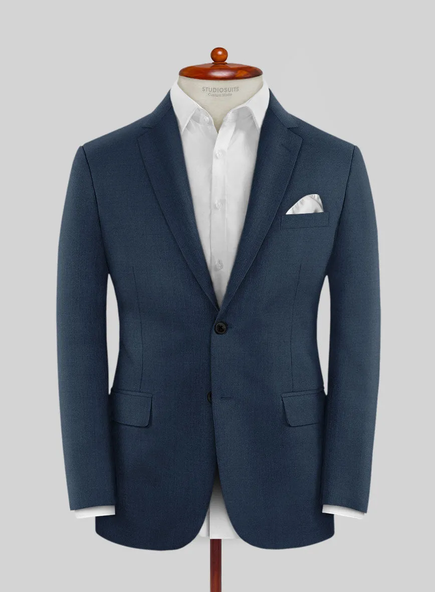 Scabal Potri Prussian Blue Wool Jacket
