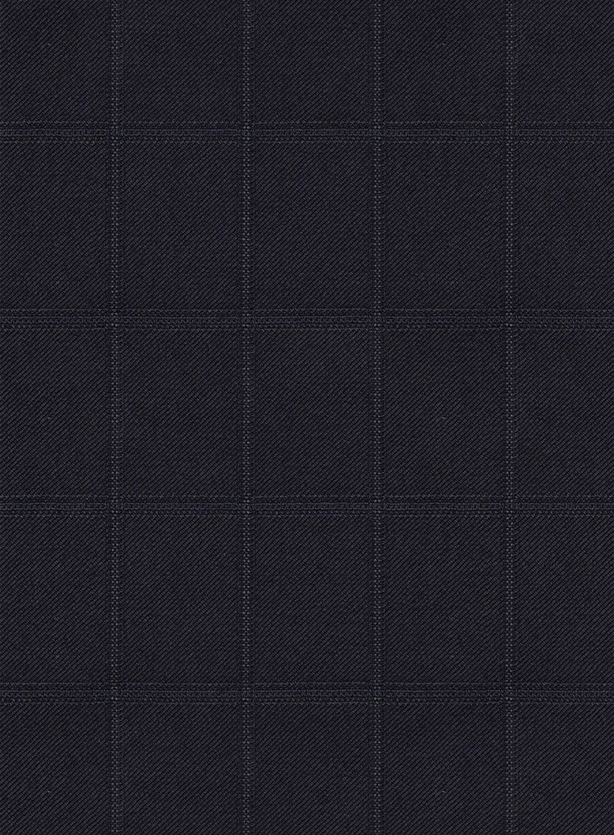 Scabal Quiro Checks Black Wool Jacket