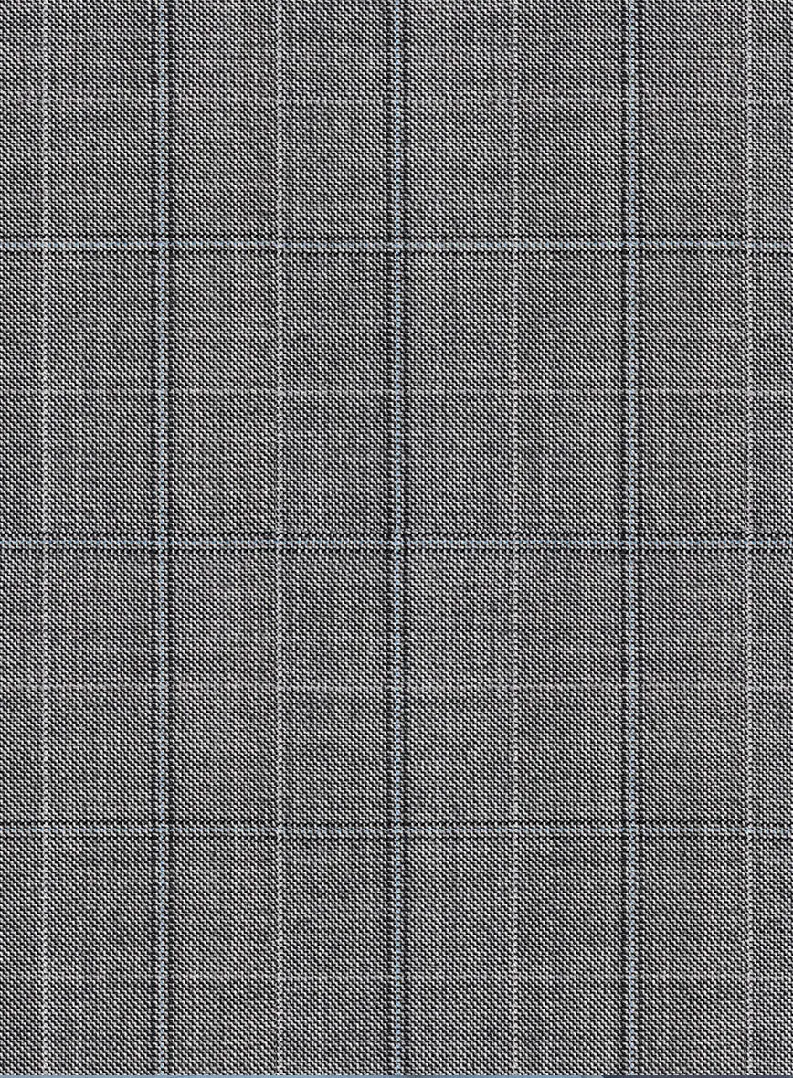 Scabal Sabo Checks Gray Wool Jacket