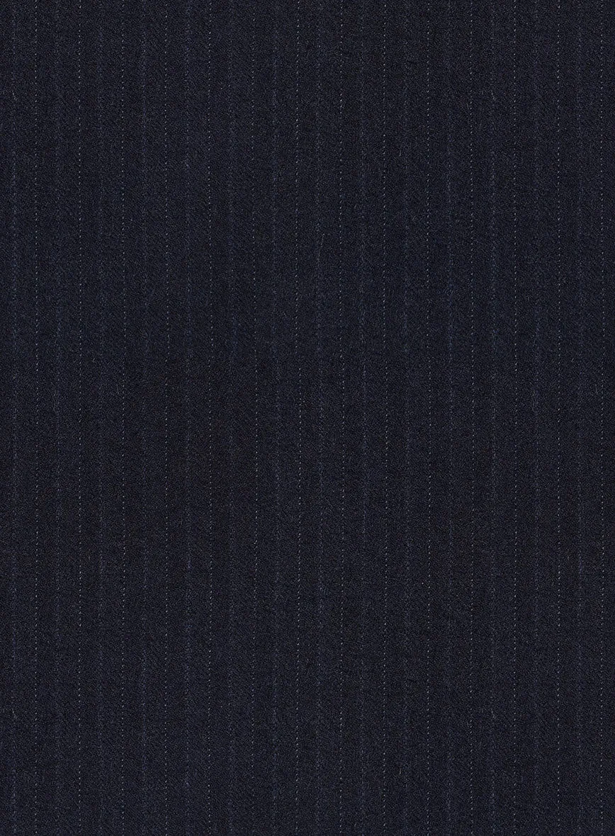 Scabal Sapphire Pinstripe Navy Wool Jacket