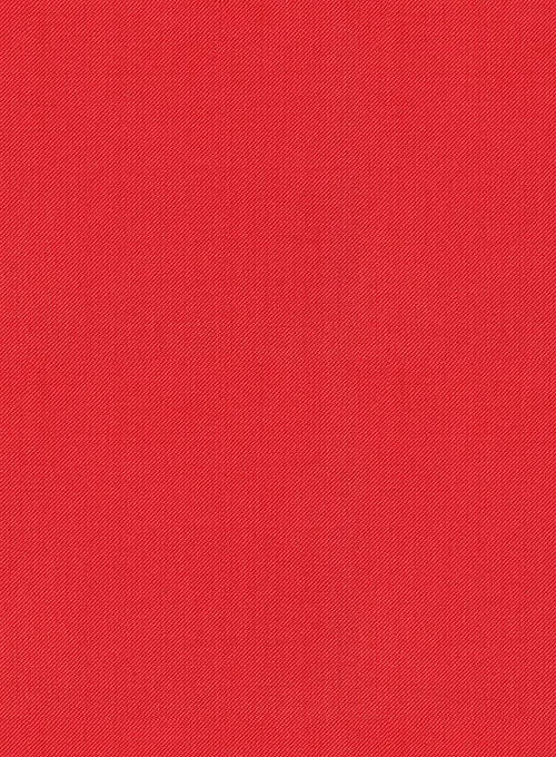 Scabal Scarlet Red Wool Jacket