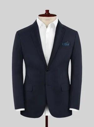 Scabal Somaz Herringbone Blue Wool Jacket
