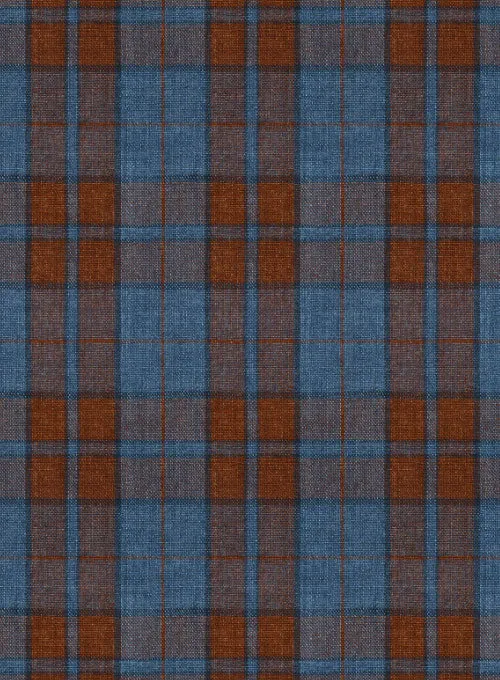 Scabal Taormina Gini Rust Linen Jacket
