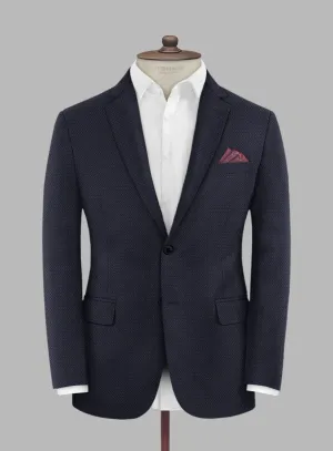 Scabal Tornado Blasi Blue Wool Jacket