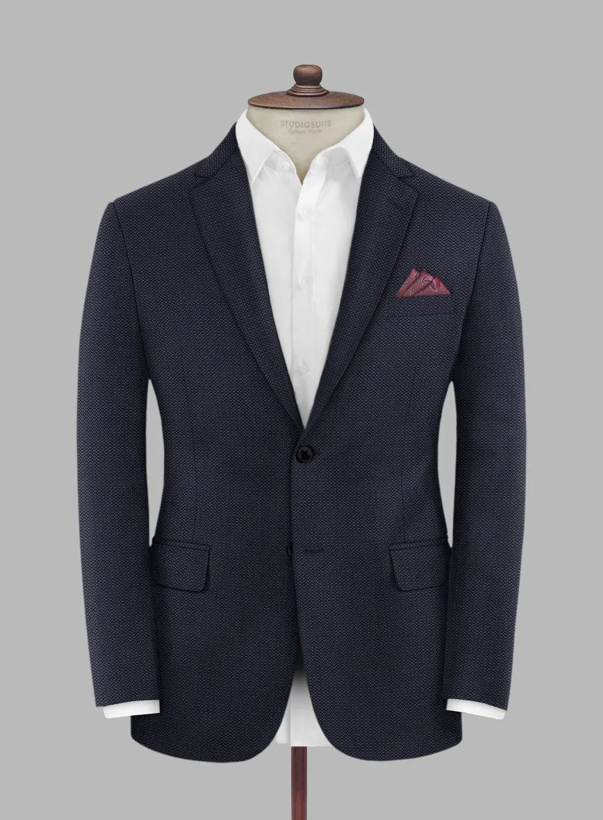 Scabal Tornado Blasi Blue Wool Jacket