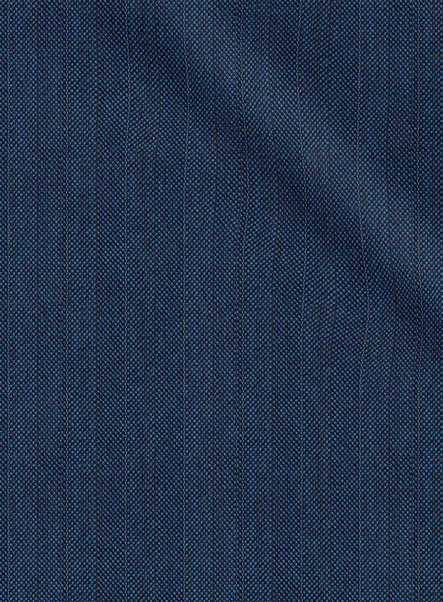 Scabal Tornado Herringbone Casa Blue Wool Jacket