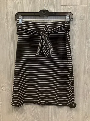 Skirt Midi By Loft In Black, Size: 8