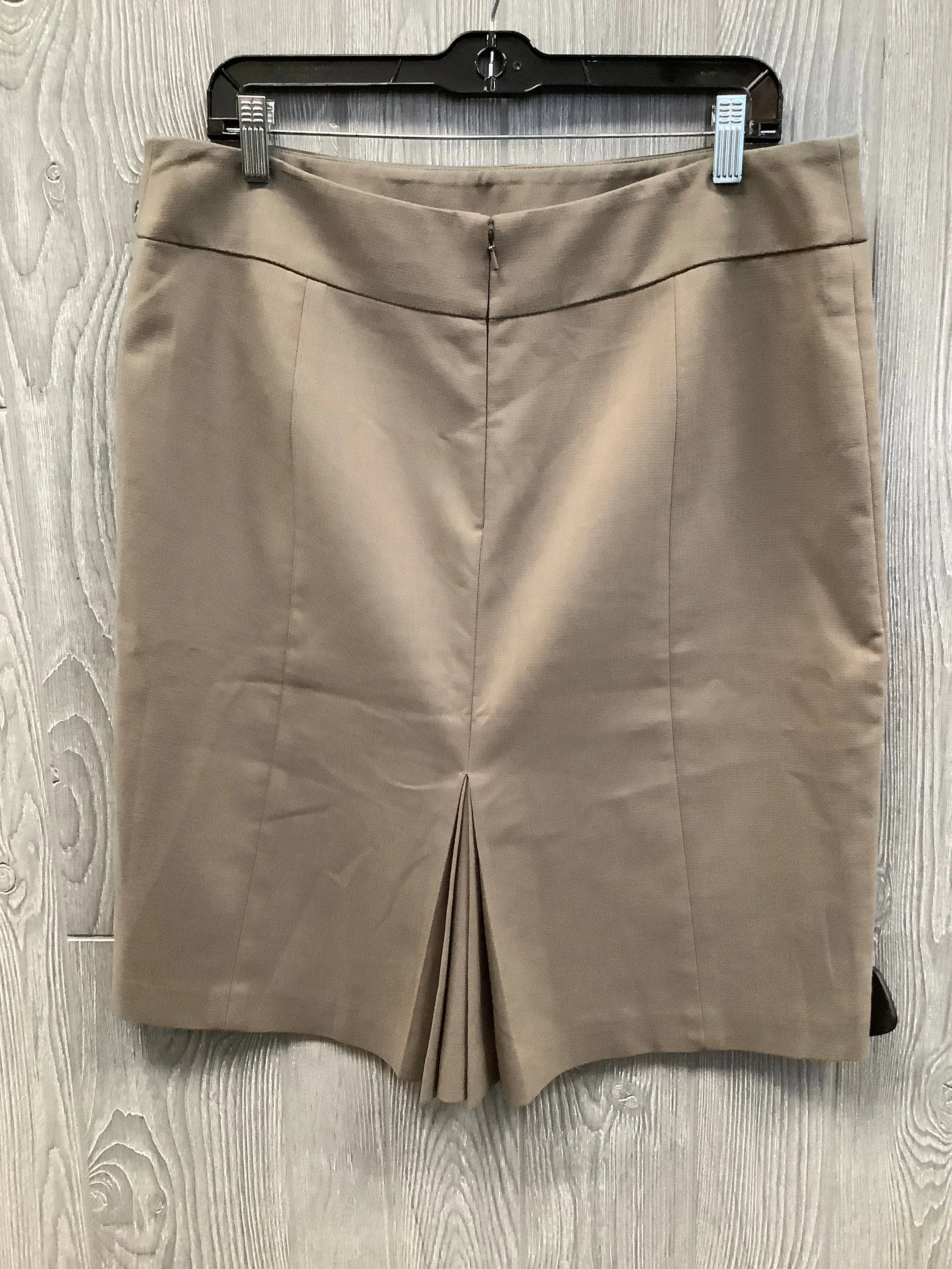 Skirt Midi By Loft In Brown, Size: 14