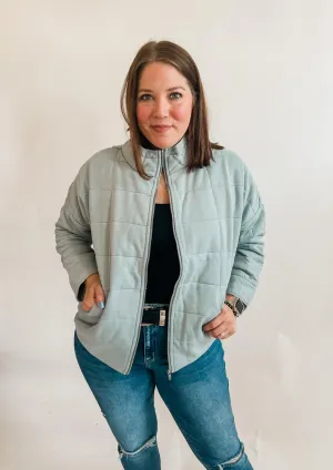 Sky Quilted Jacket