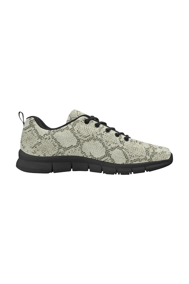 Snake Skin Print Women's Breathable Running Shoes/Large