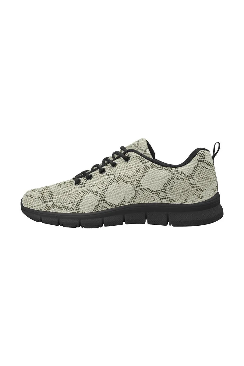 Snake Skin Print Women's Breathable Running Shoes/Large