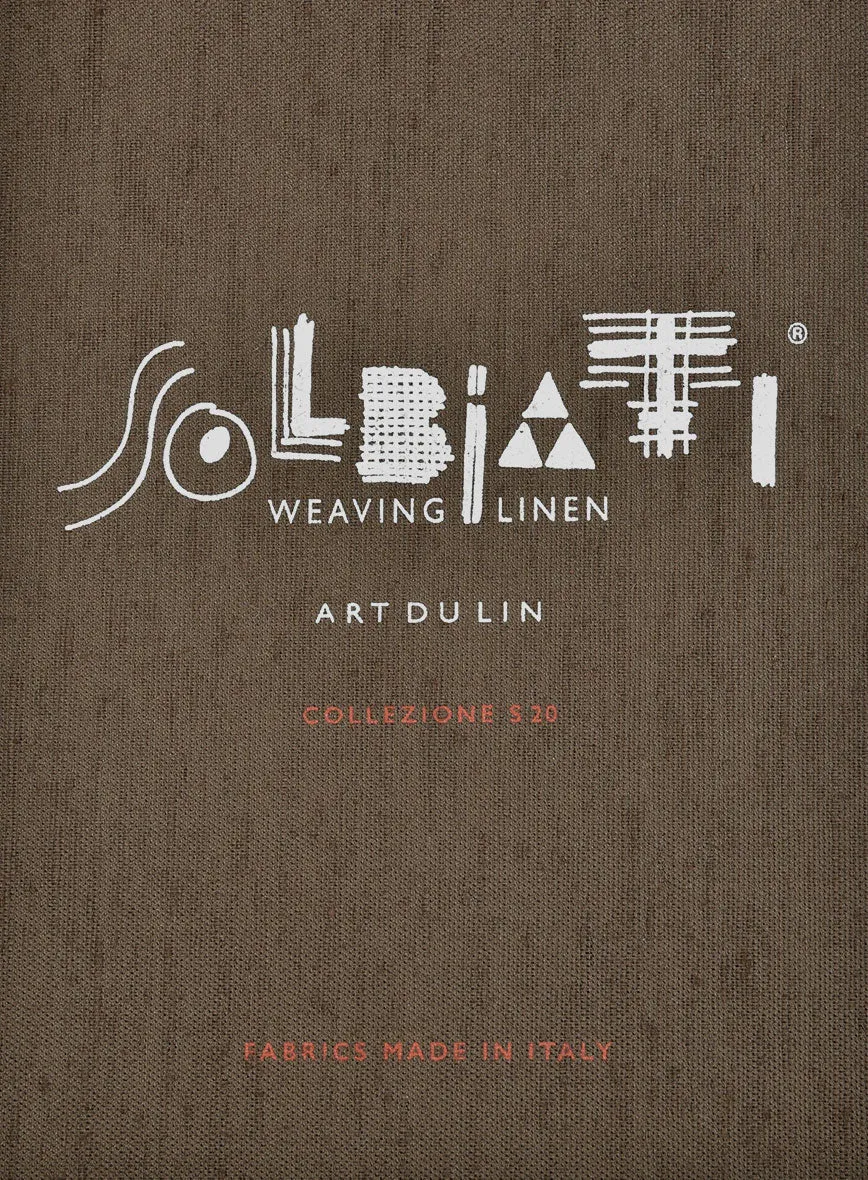 Solbiati Art Du Lin Ebony Blue Linen Jacket