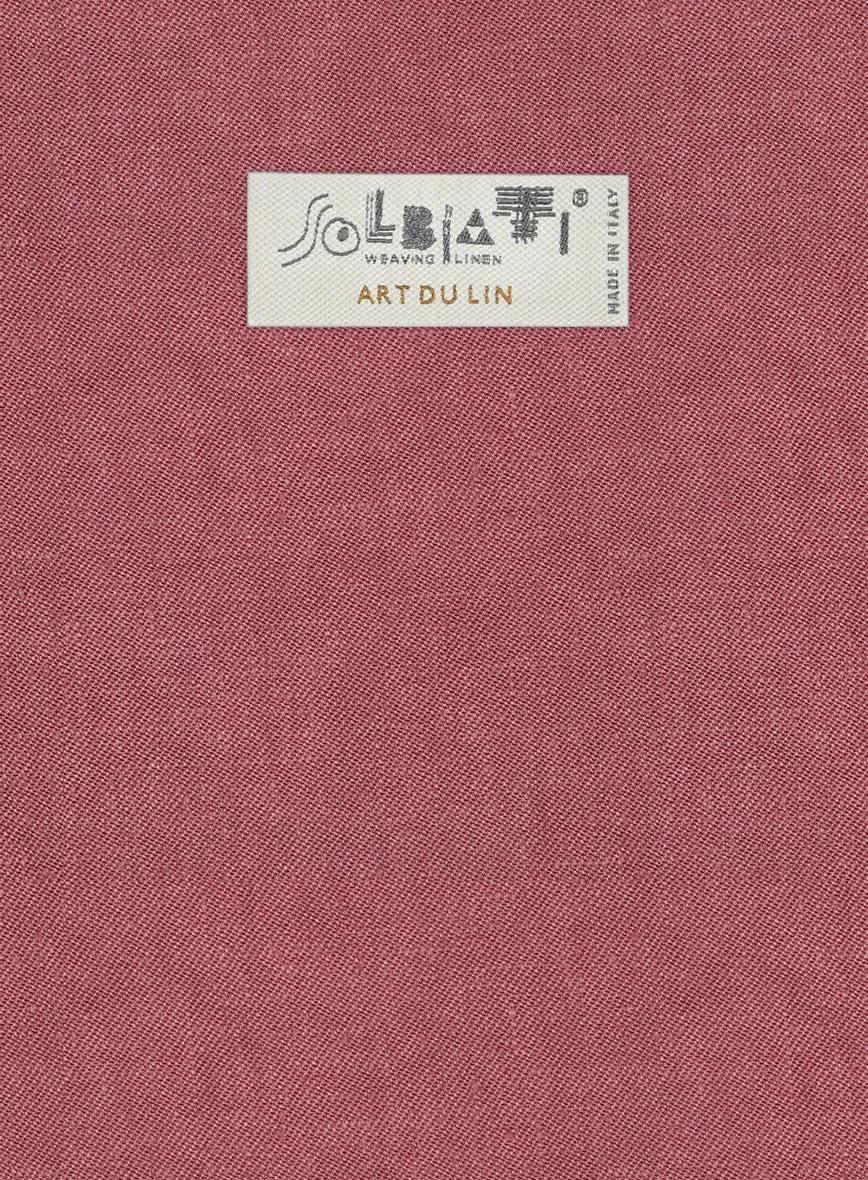 Solbiati Art Du Lin Opera Mauve Linen Jacket
