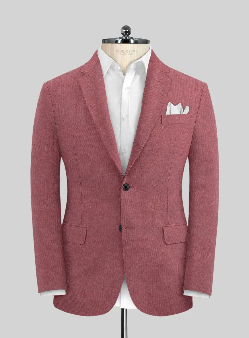 Solbiati Art Du Lin Opera Mauve Linen Jacket