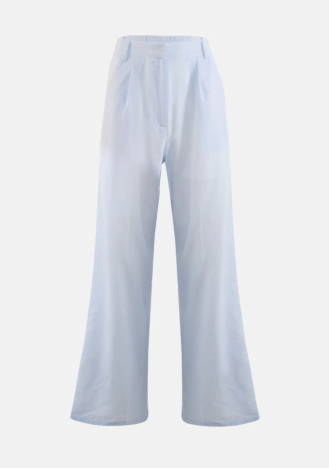 Striped Woven Long Pants