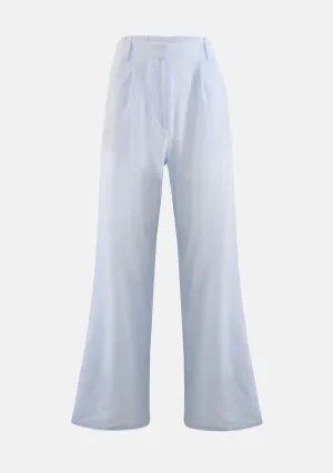 Striped Woven Long Pants