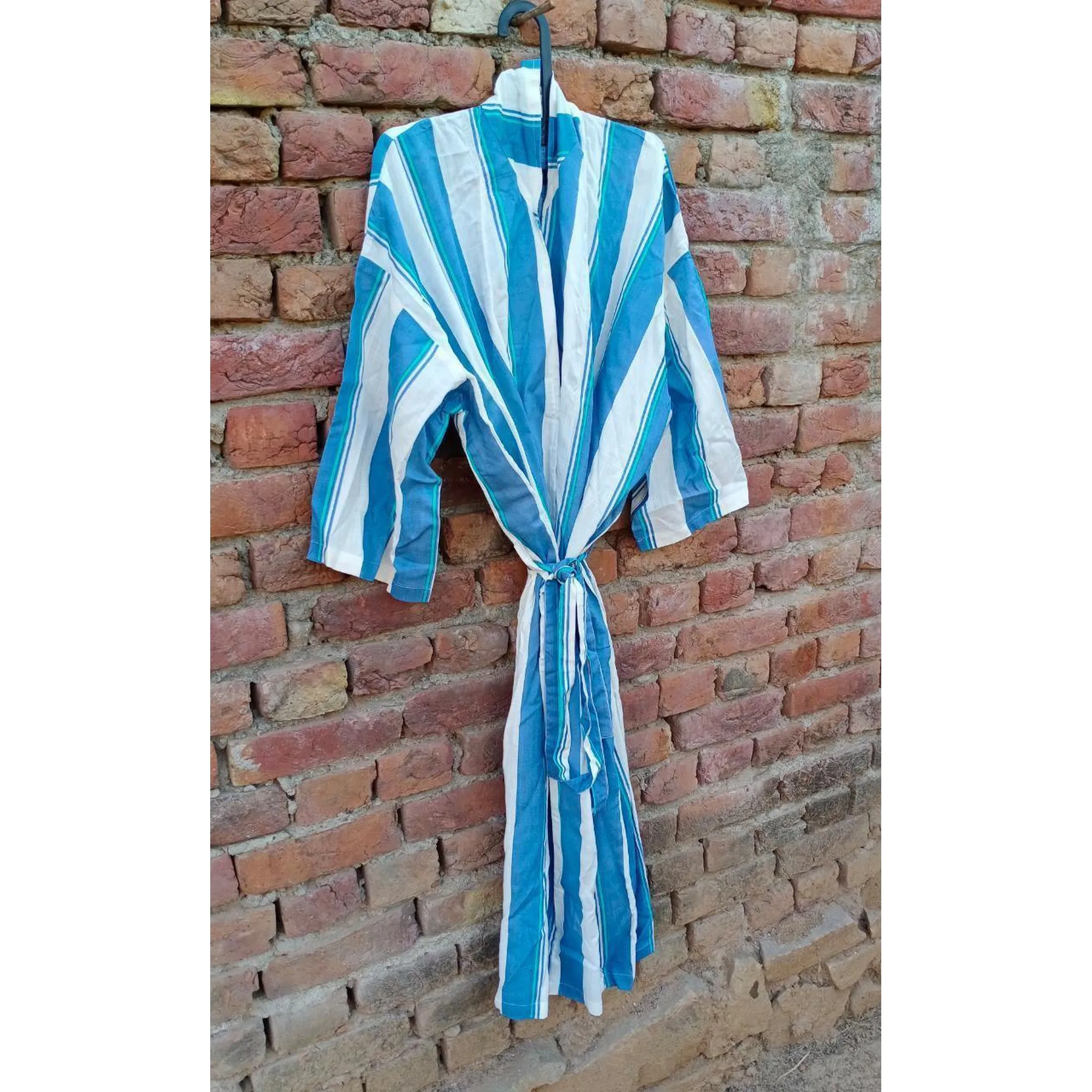 Stripes Kimono Bath Robes/ Night Suit