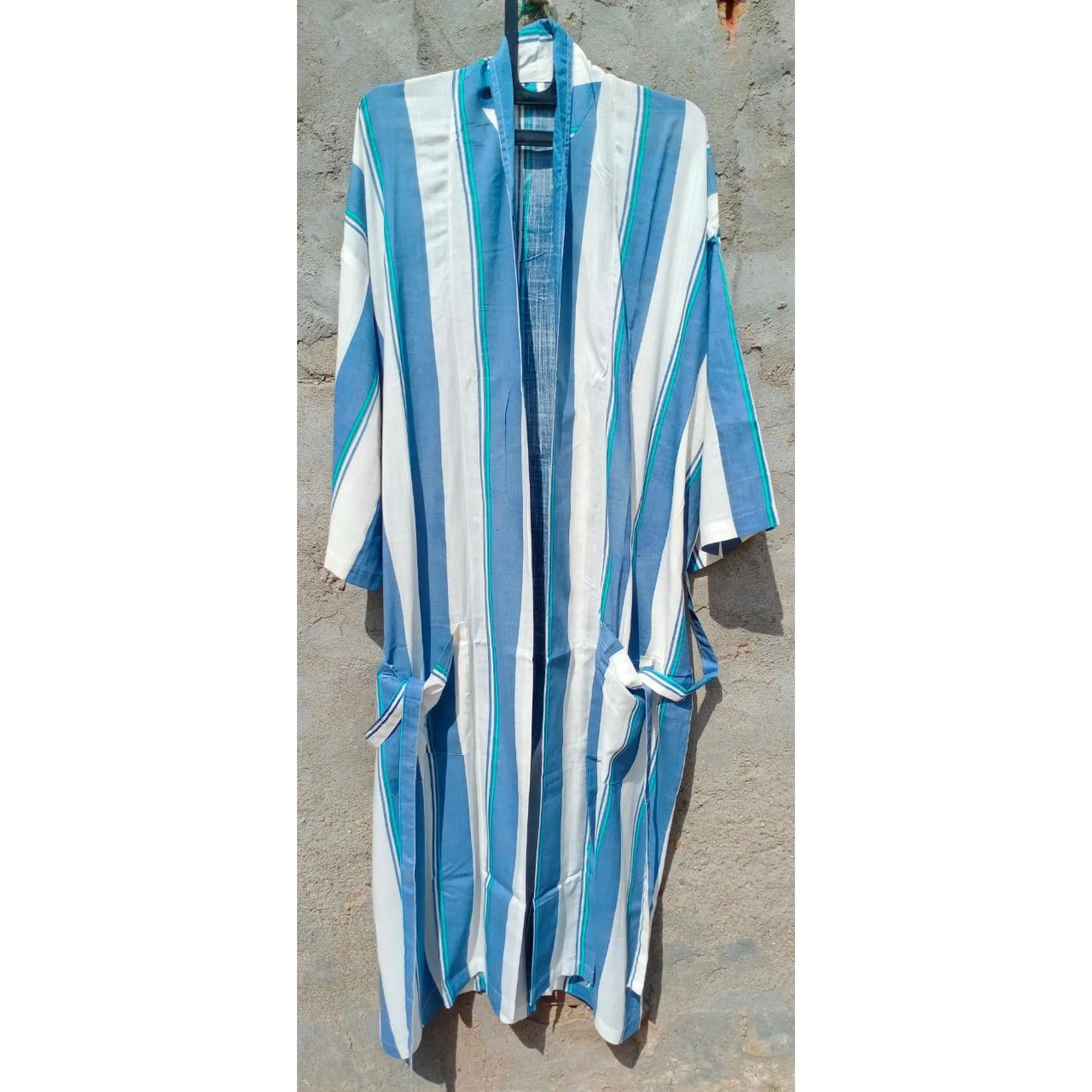 Stripes Kimono Bath Robes/ Night Suit