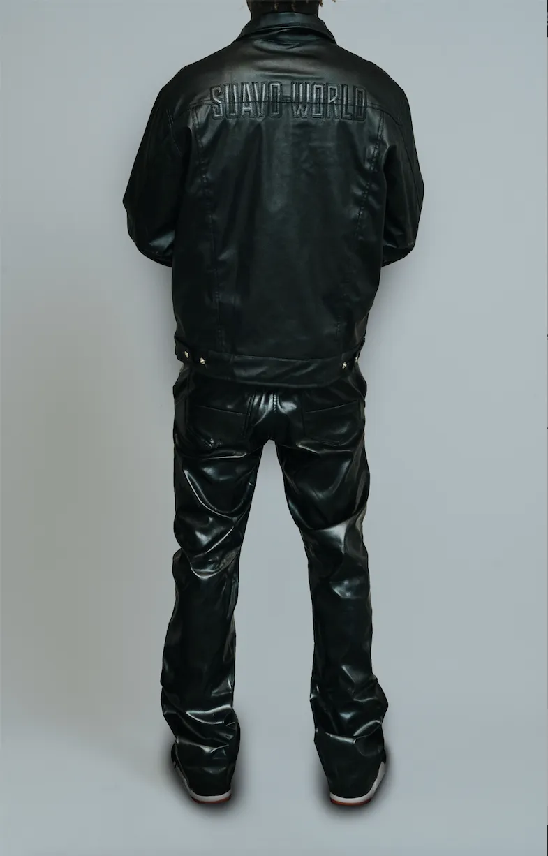 SUAVO WORLD VEGAN LEATHER JACKET