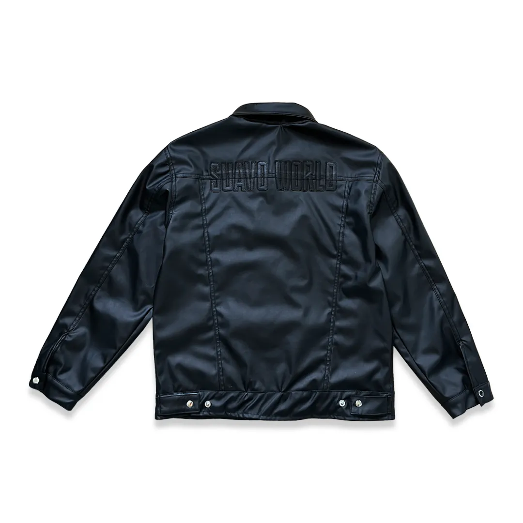 SUAVO WORLD VEGAN LEATHER JACKET