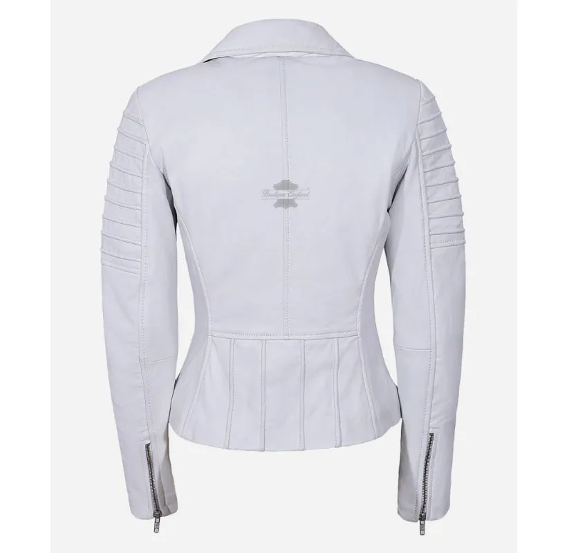 SUPERMODEL Women Leather Jacket Biker Style Leather Jacket For Ladies