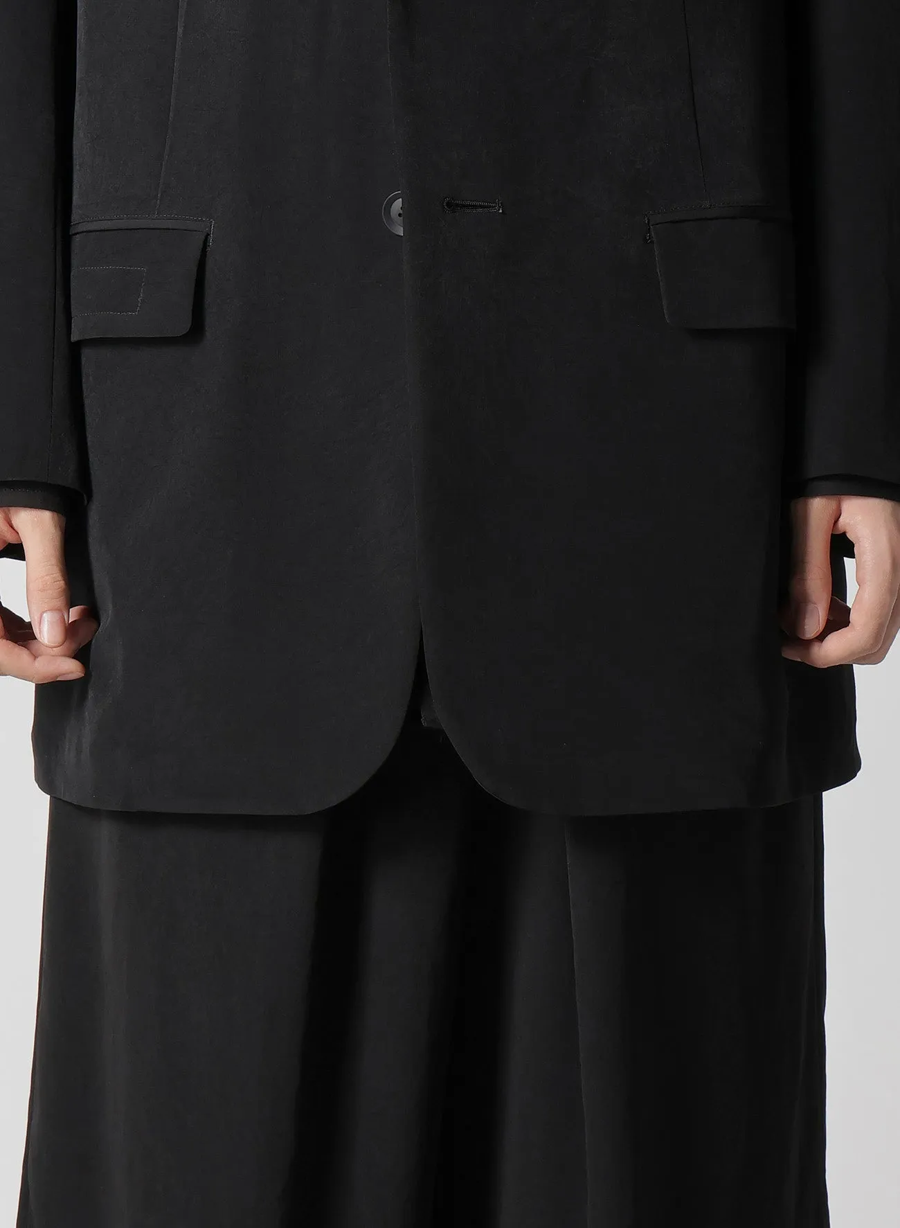 TA TUXEDO LEFT SEAM ZIPPER JACKET