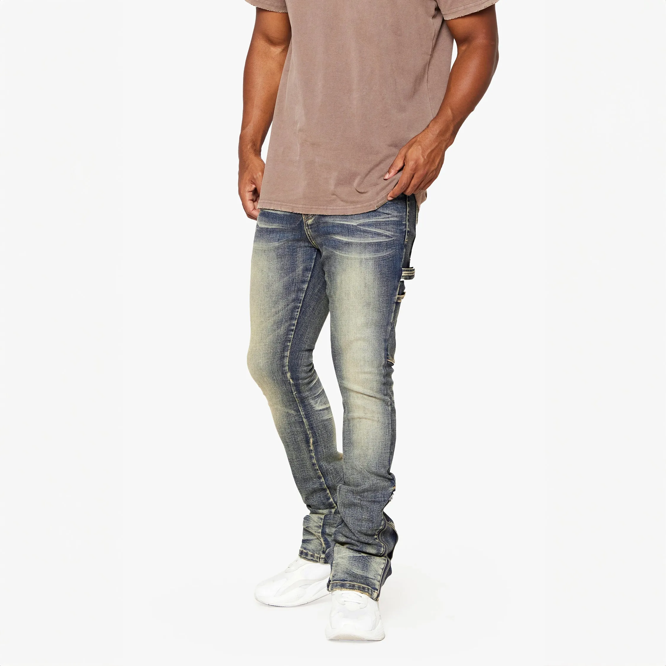Valabasas "Streamline" Stacked Flare Jean