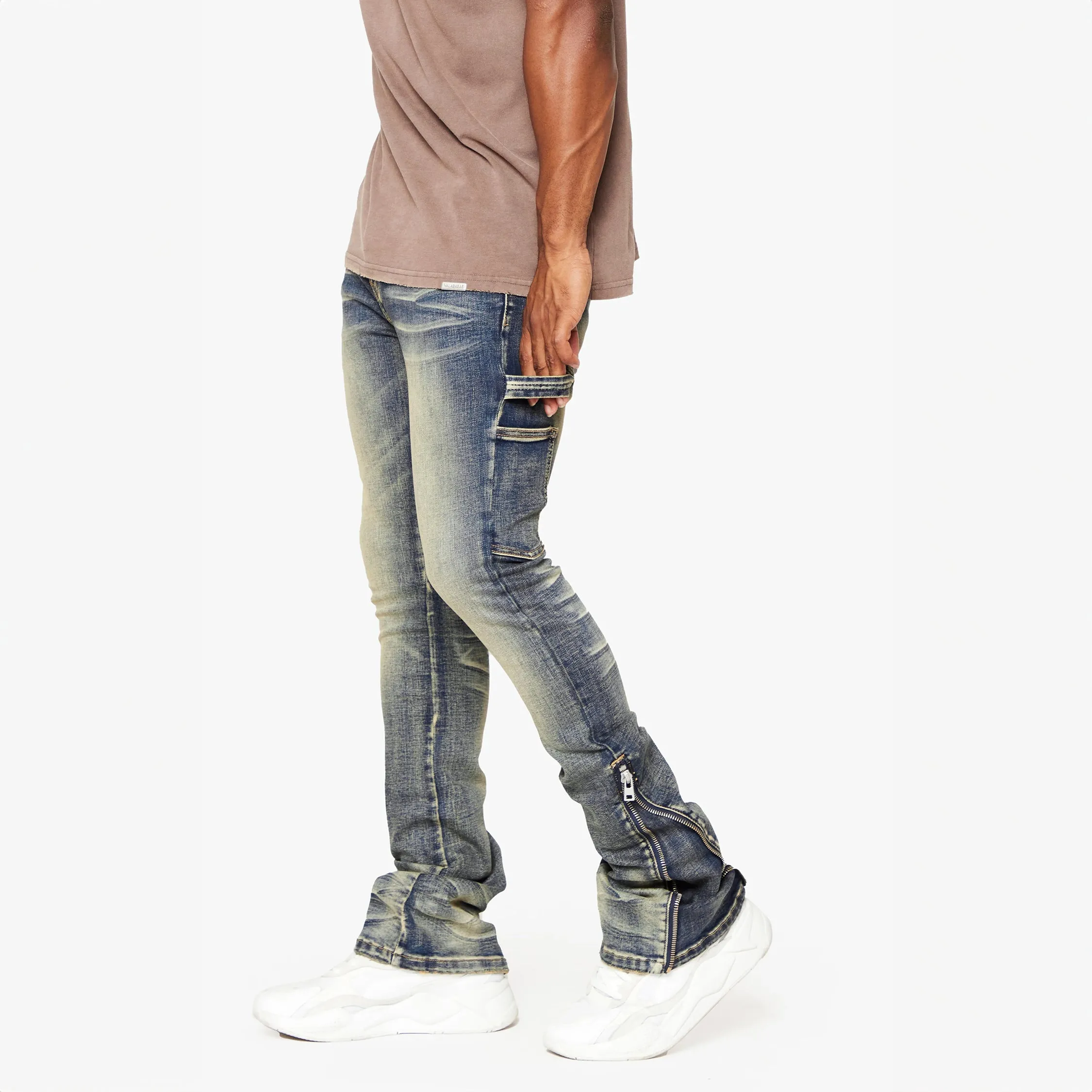 Valabasas "Streamline" Stacked Flare Jean