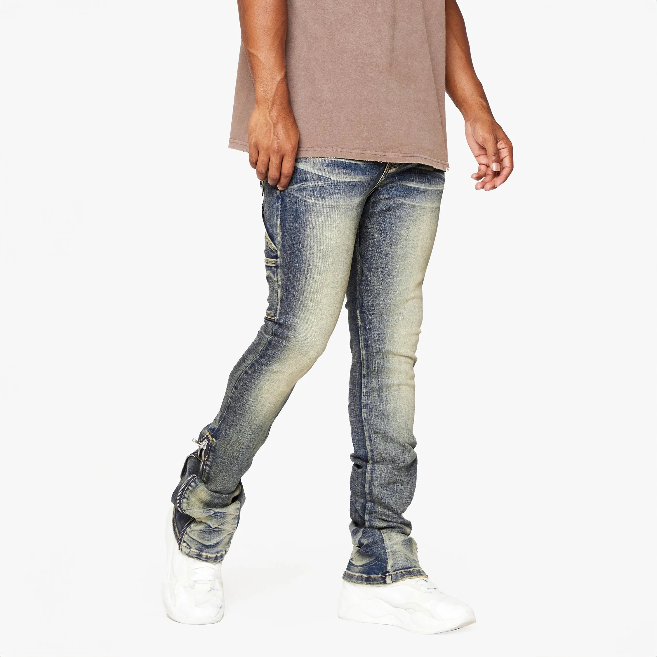 Valabasas "Streamline" Stacked Flare Jean