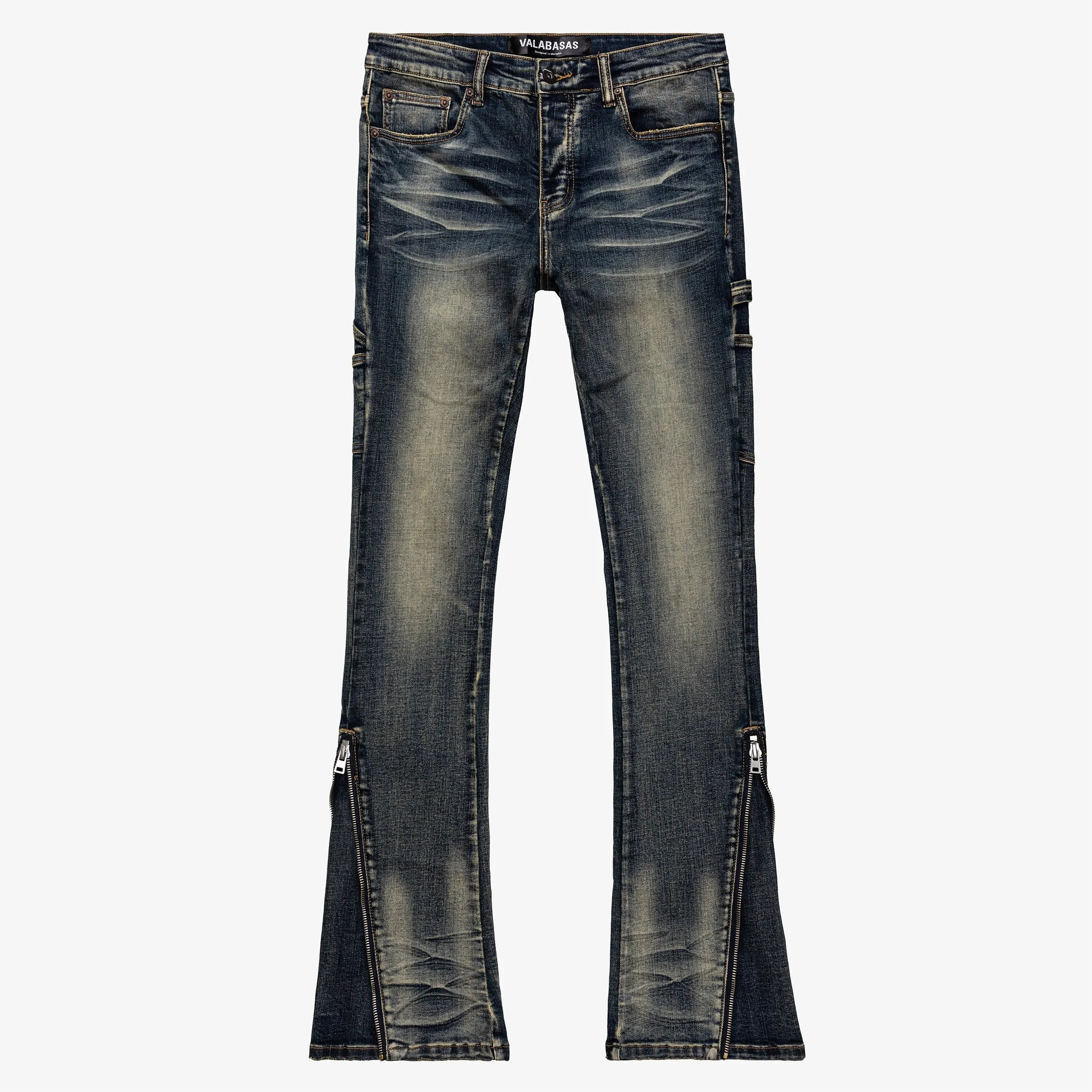 Valabasas "Streamline" Stacked Flare Jean