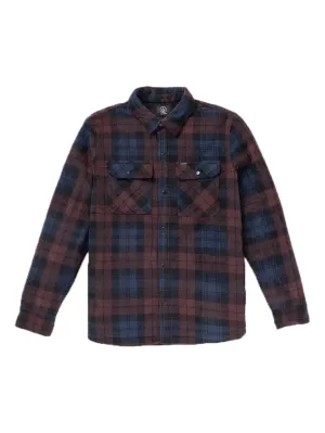 Volcom Bowered Fleece Long Sleeve - Merlot