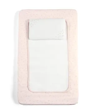 Welcome to the World Luxury Changing Mat - Pink